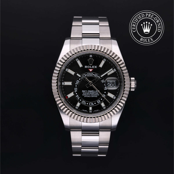 Rolex Certified Pre-owned Sea-Dweller M326934-0005 front on black background