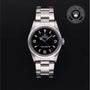 Rolex Certified Pre-owned Explorer M14270-0001 front on black background
