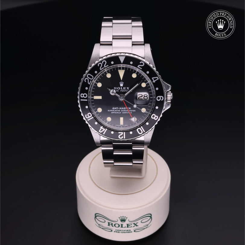 front on black background