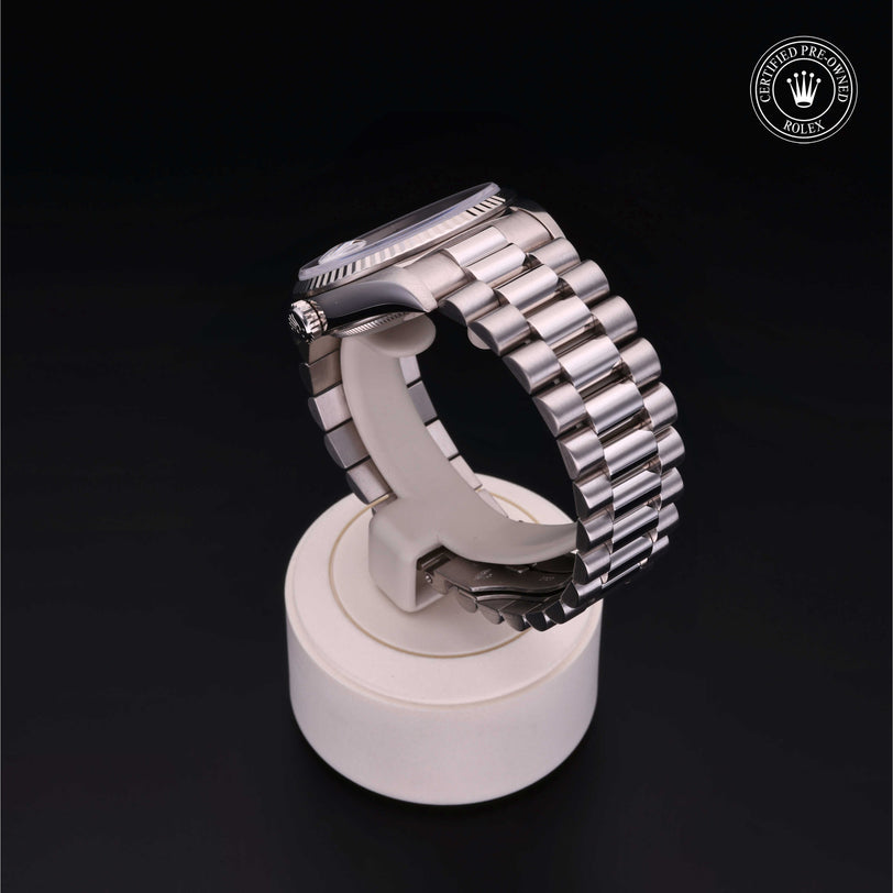 front on black background