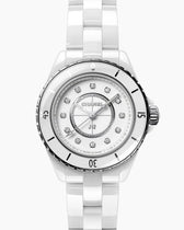 J12 28MM | 28mm, Ceramic, White Dial