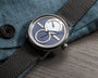 Le Régulateur Louis Erard x KUDOKE Light Blue Face Up