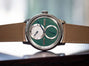 Le Régulateur Louis Erard x KUDOKE Forest Green Rolled Up