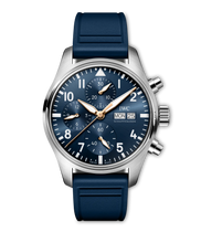 Pilot's Watch Chronograph 41 Le Petit Prince | 41mm, Steel, Rubber, Blue Dial