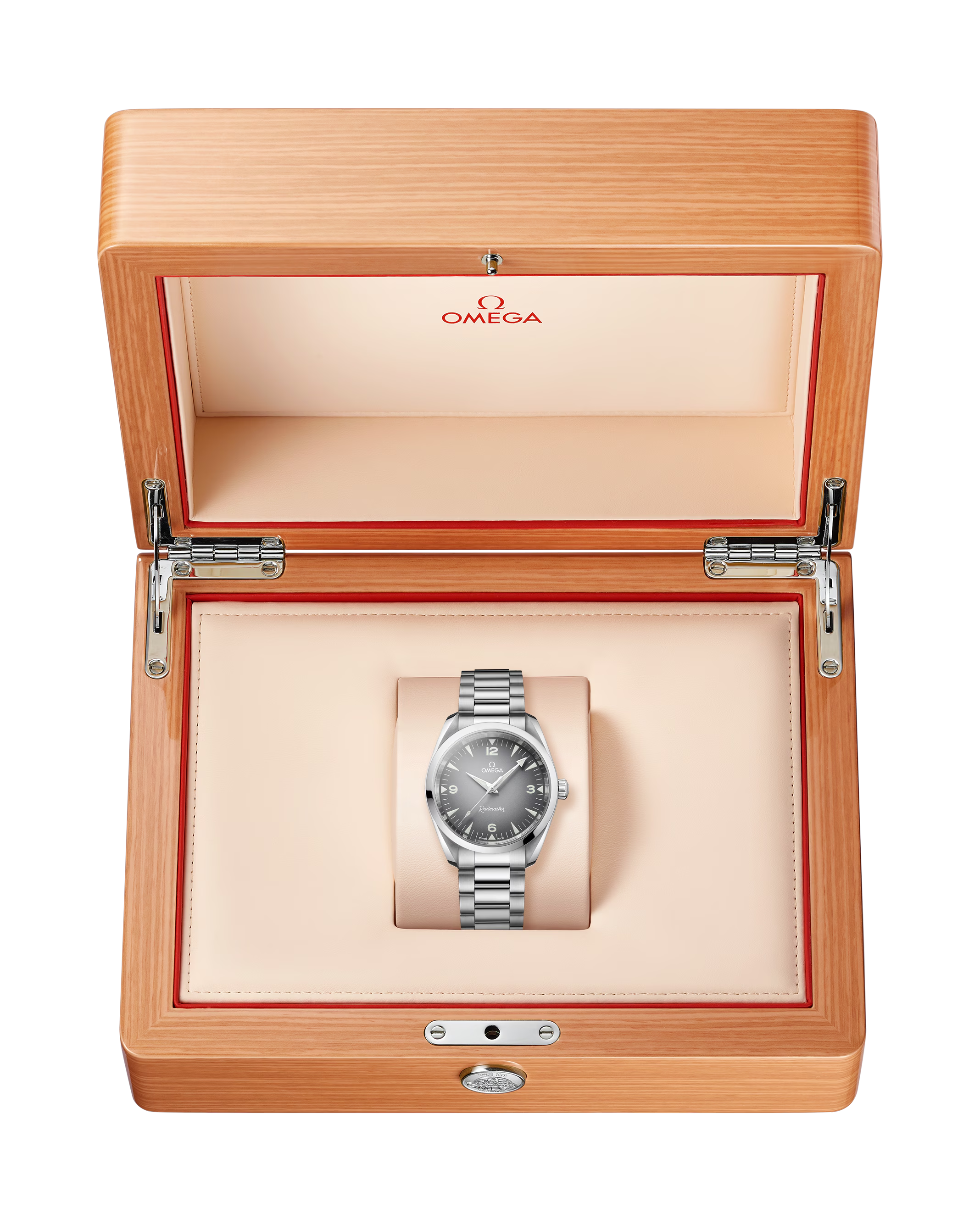 OMEGA Seamaster Railmaster Grey Dial Steel Bracelet