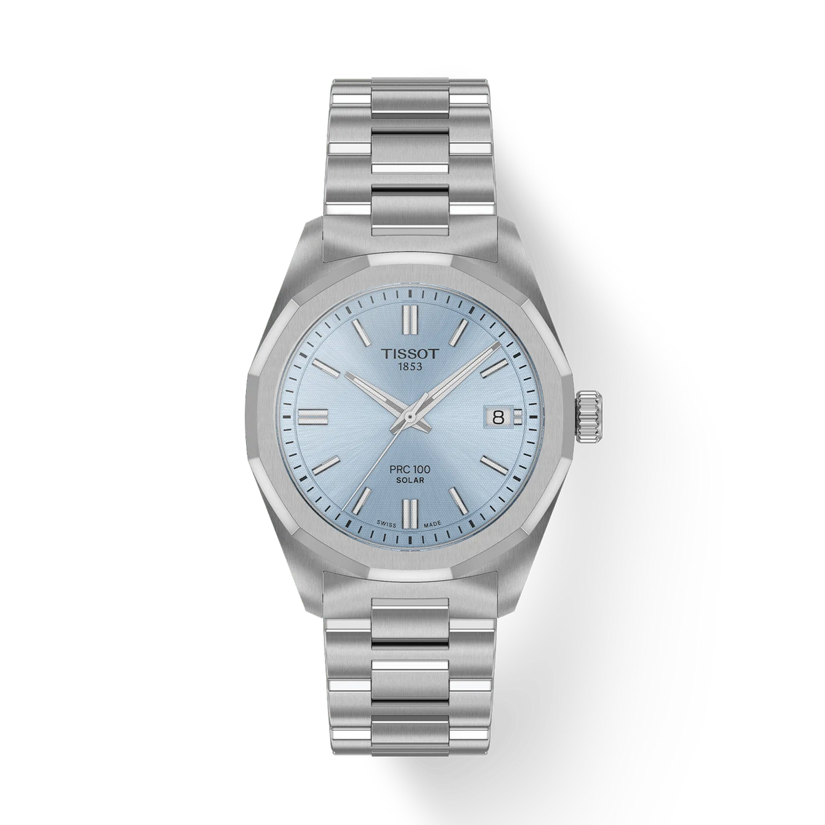 Tissot PRC 100 Solar 34mm 34mm Steel Blue Dial