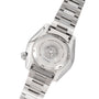 Back view of the Grand Seiko Hi-Beat Professional 600m Divers Limited Edition, featuring engraved details on the stainless steel case and a metal link bracelet.