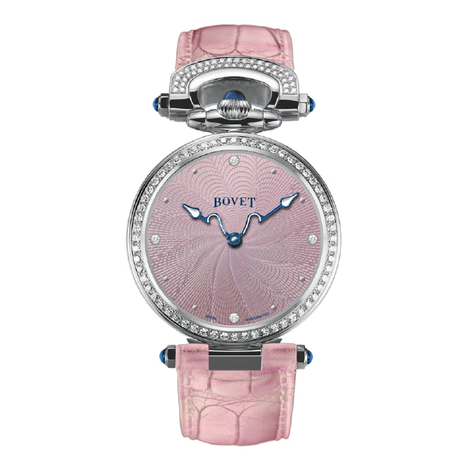 Miss Audrey Pale Rose Guilloche Dial | 36mm