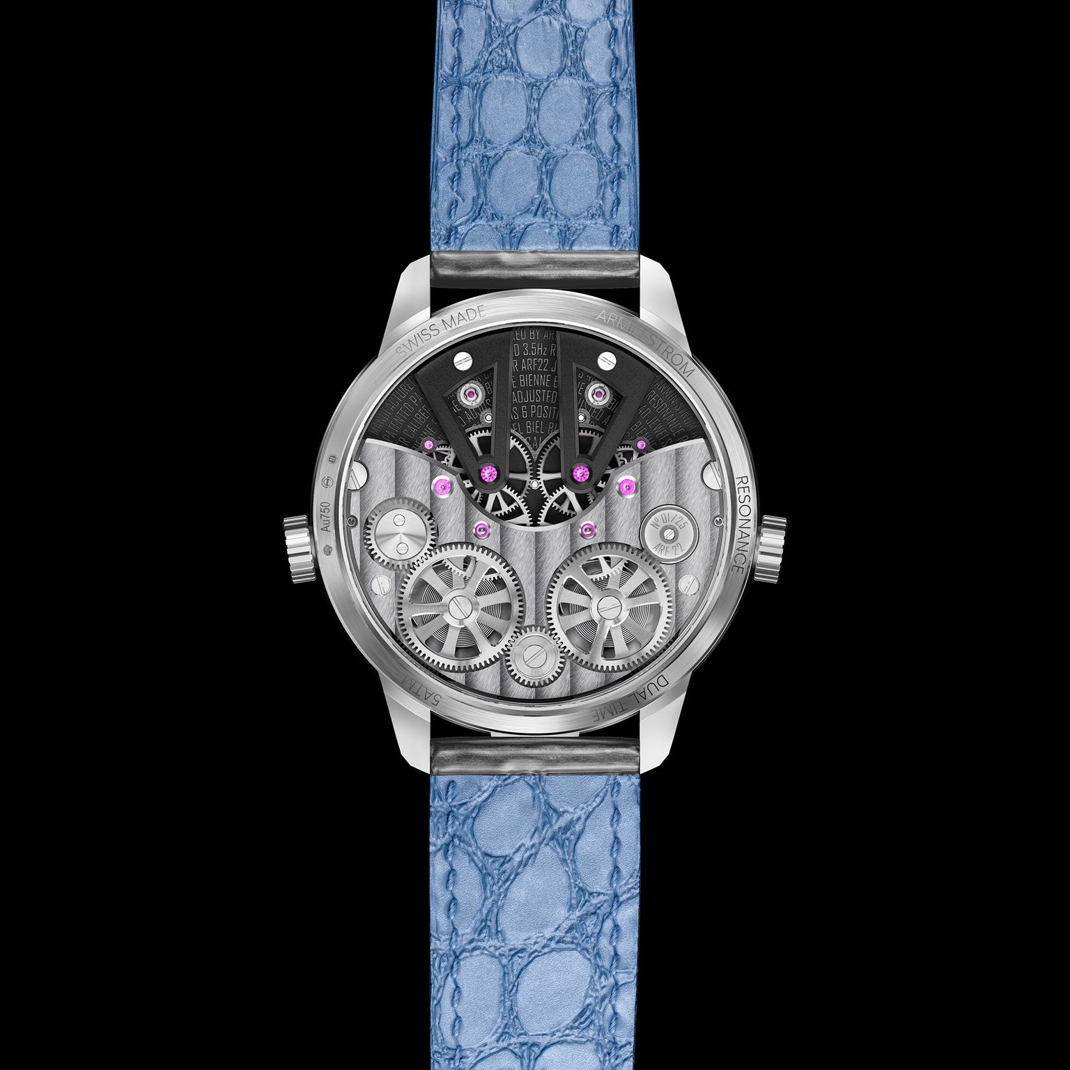 Dual Time GMT Resonance First Edition Wrist Back