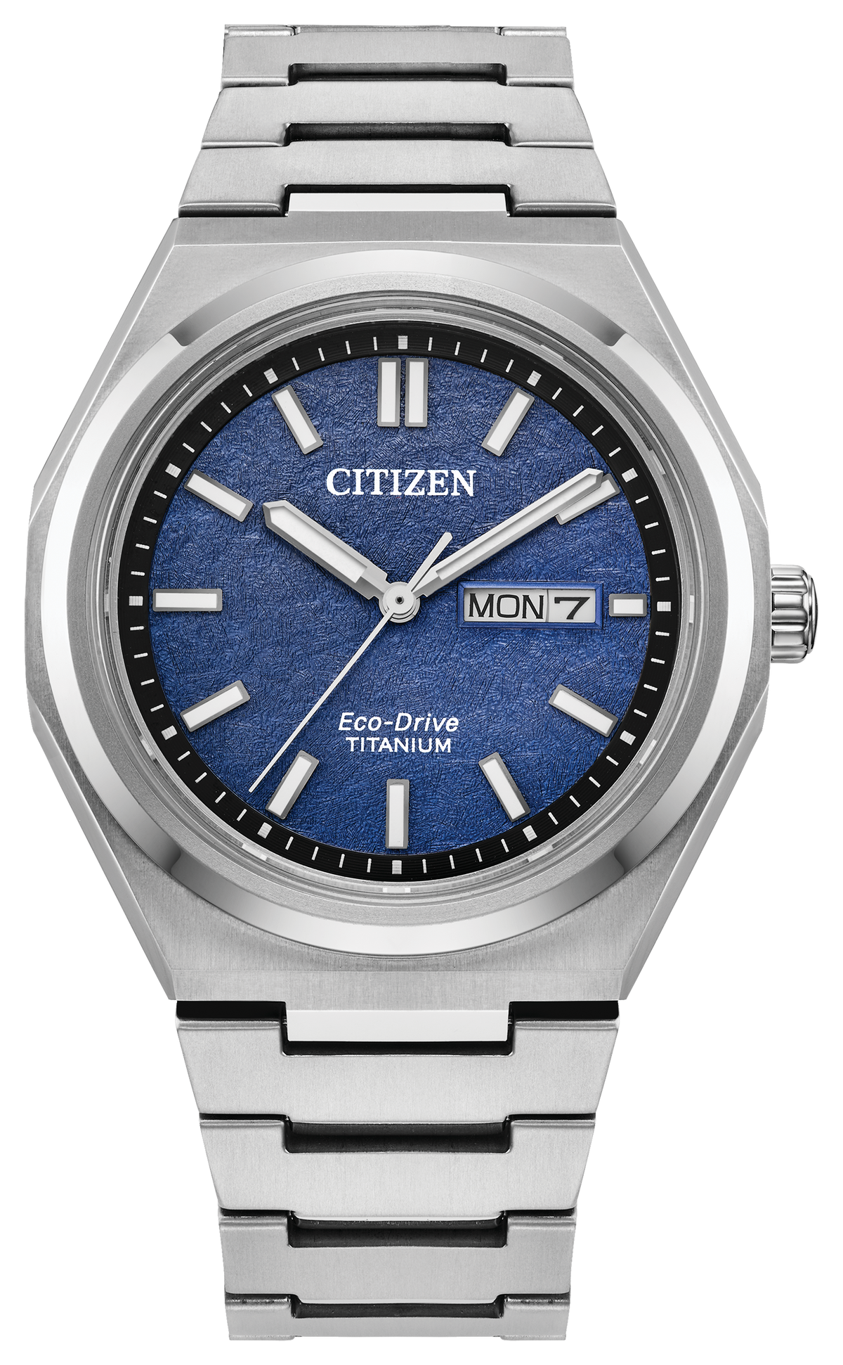 Citizen Zenshin 39mm Titanium Blue Dial