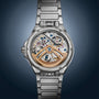 Longitude Titanium Ocean Blue Bracelet Back