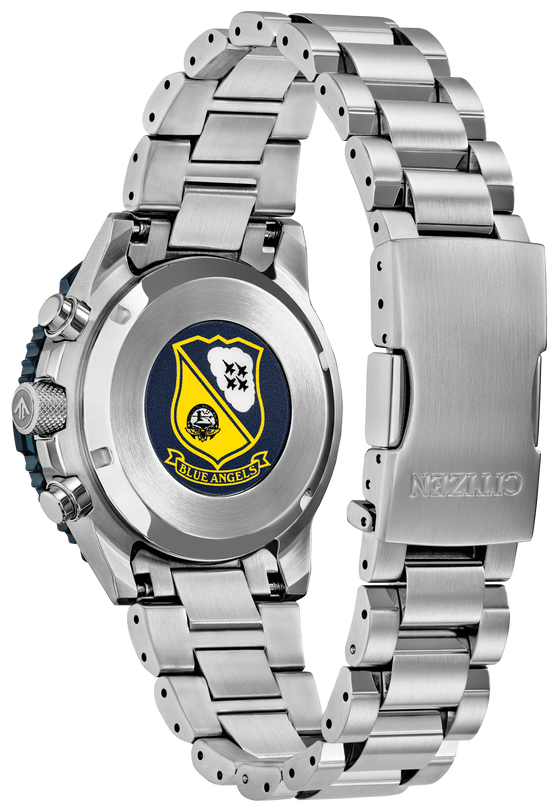 Citizen Navihawk Steel 40 mm Eco Drive