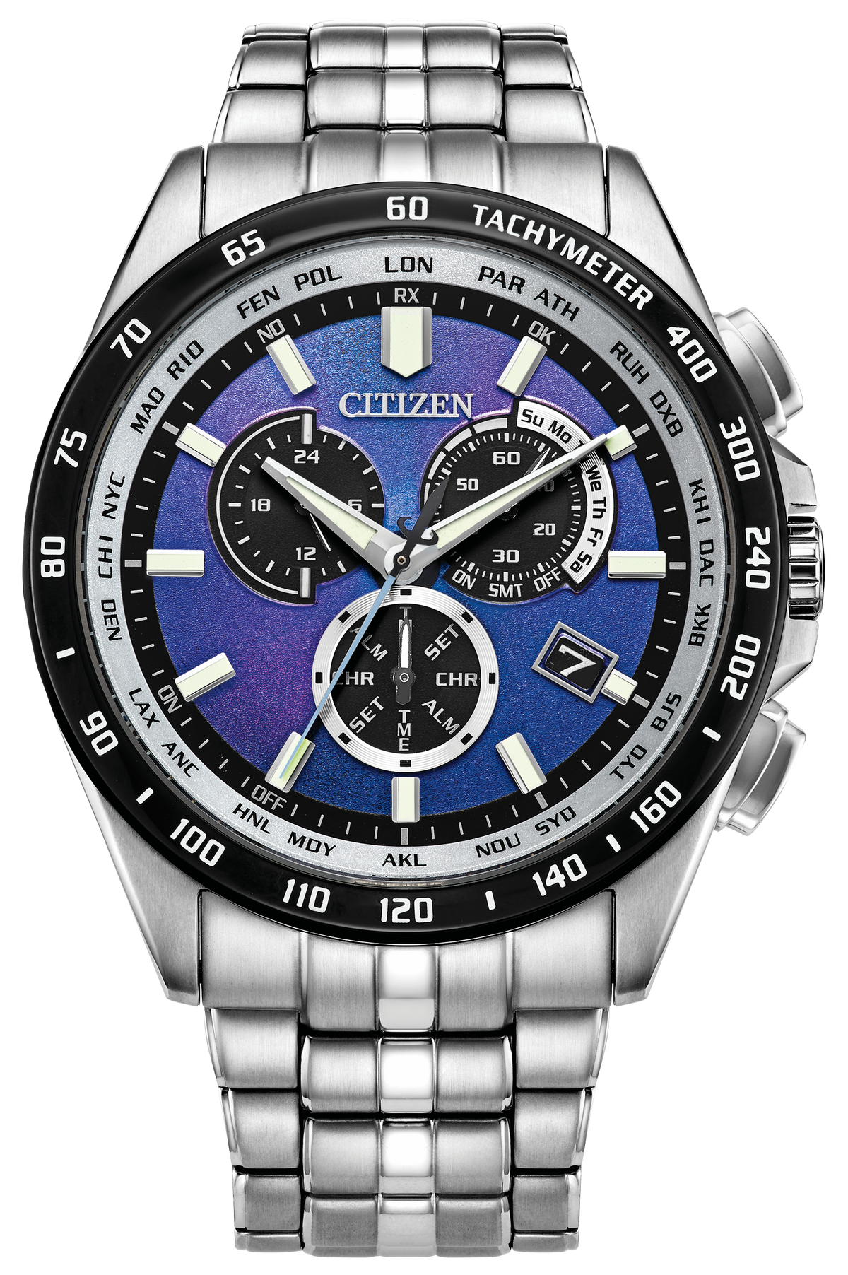 Citizen PCAT 43mm Steel Blue Dial