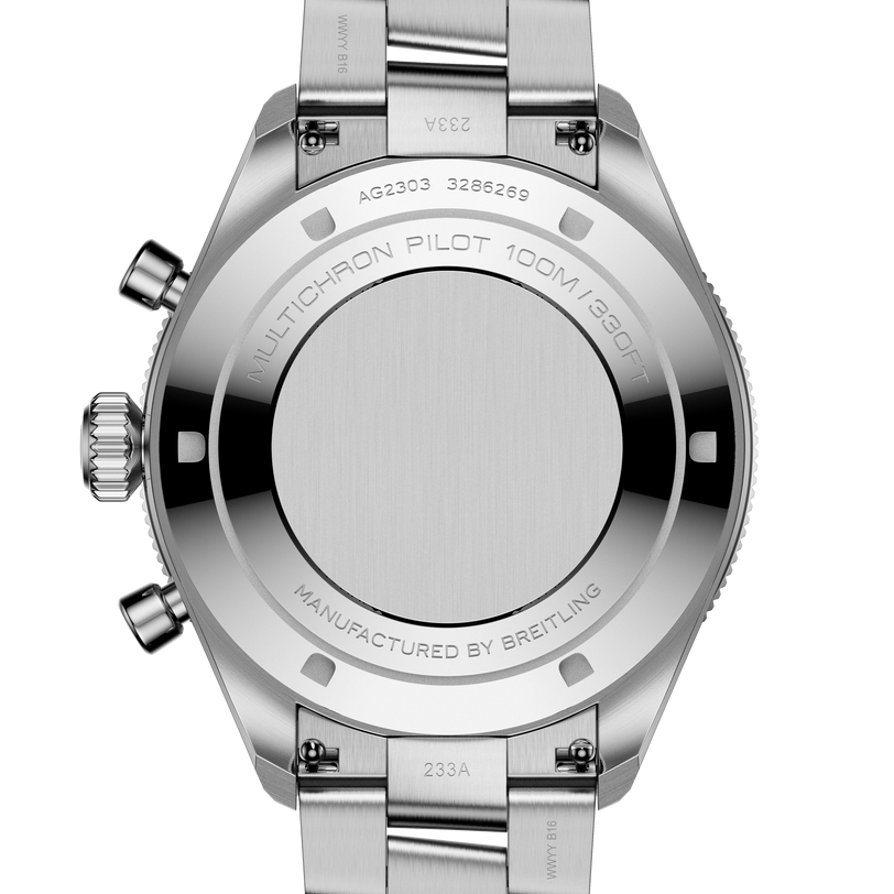 Multichron Pilot | 42mm, Steel Case, Steel Strap