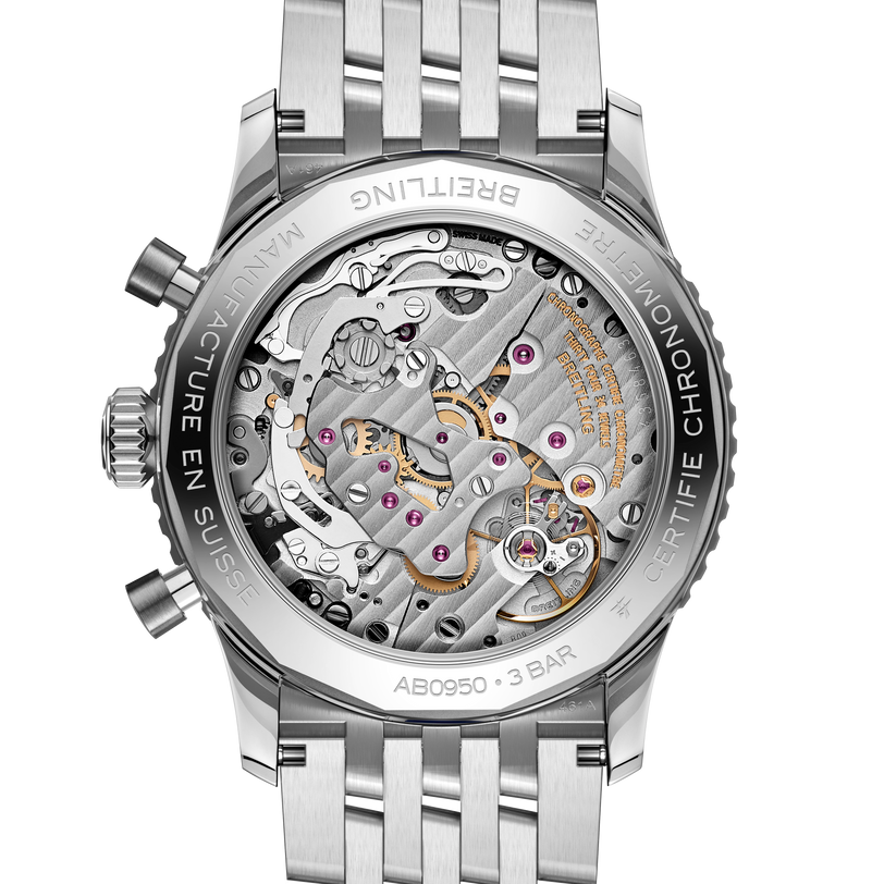 Navitimer B09 Chronograph 41 | Stainless Steel Case, Black Panda Dial