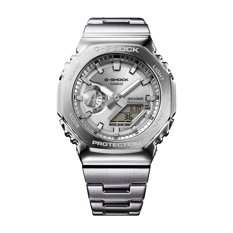 GM-2110D-7A Quartz G Steel Stainless Steel / Resin Silver