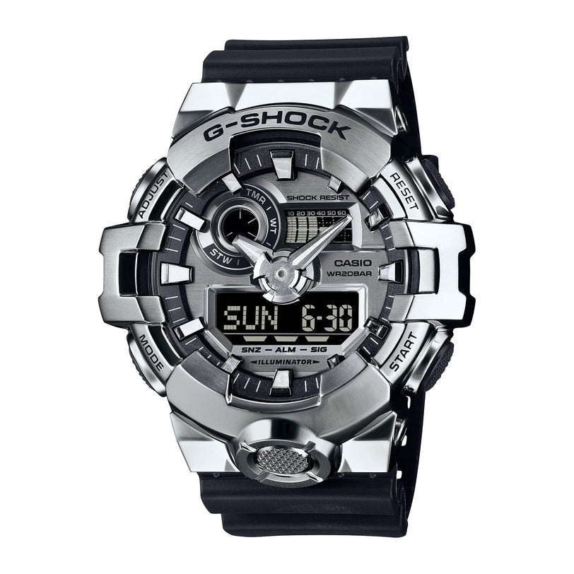 GM-700-1A Quartz G Steel Stainless Steel / Resin Silver