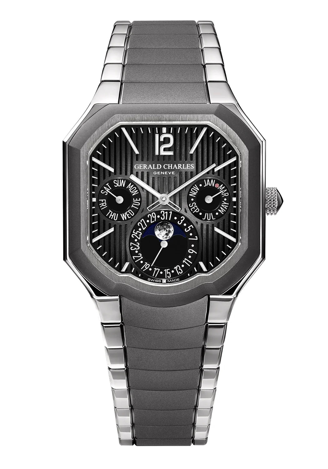 Gerald Charles Masterlink Perpetual Calendar Flumé Dial 42mm