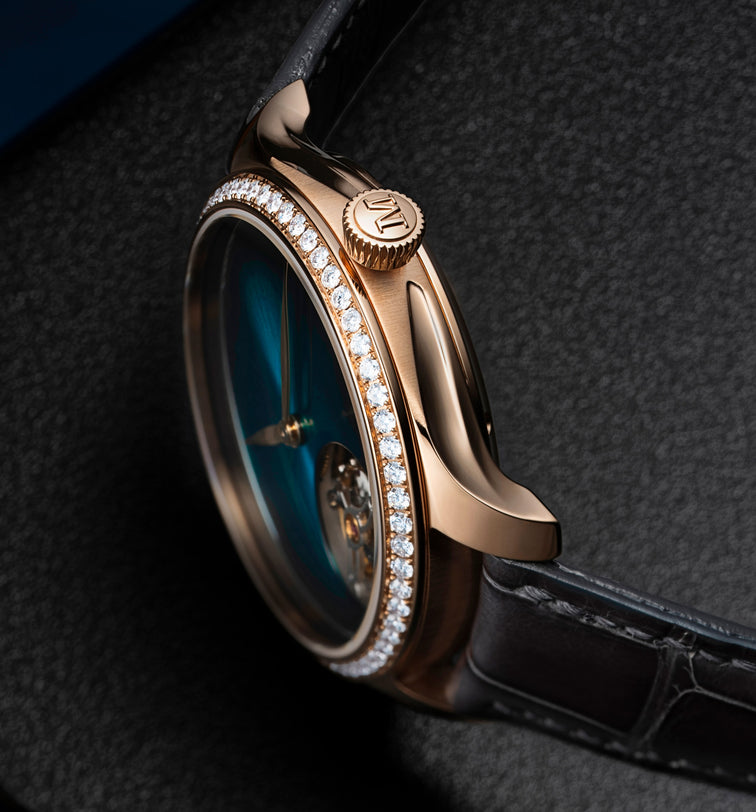 Endeavour Tourbillon Blue Lagoon Diamond Bezel