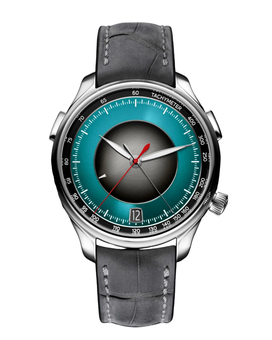 H. Moser & Cie Endeavour Chronograph Dual Time 42mm Steel Grey