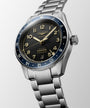 Spirit Zulu Time watch with blue blezel and black dial
