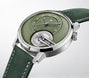 Tribute 1 green dial close up