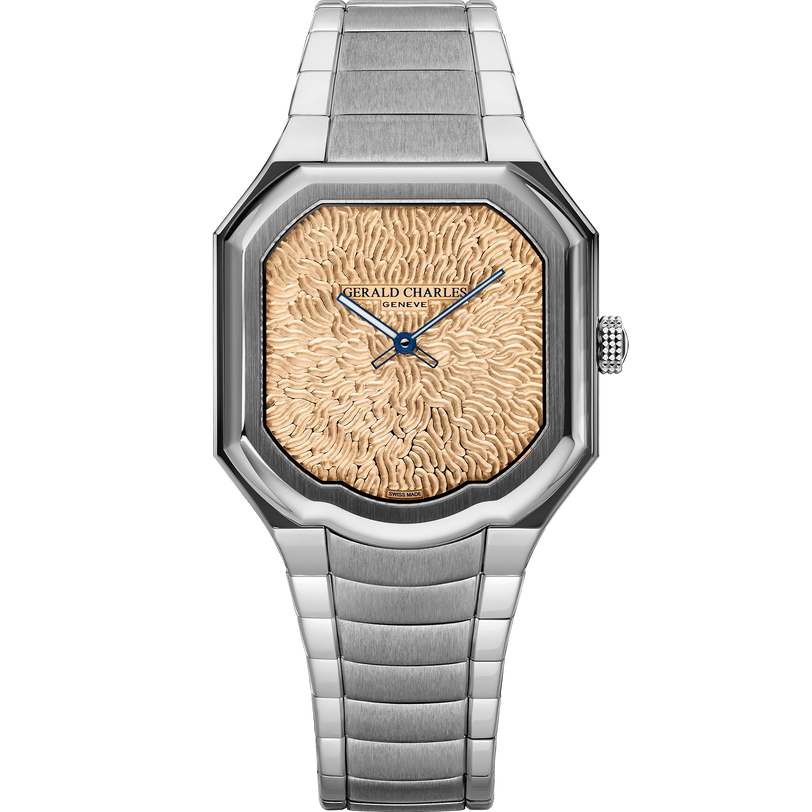 Masterlink Atelier Edition Golden Rose |30mm, Hammered Dial, Stainless Steel