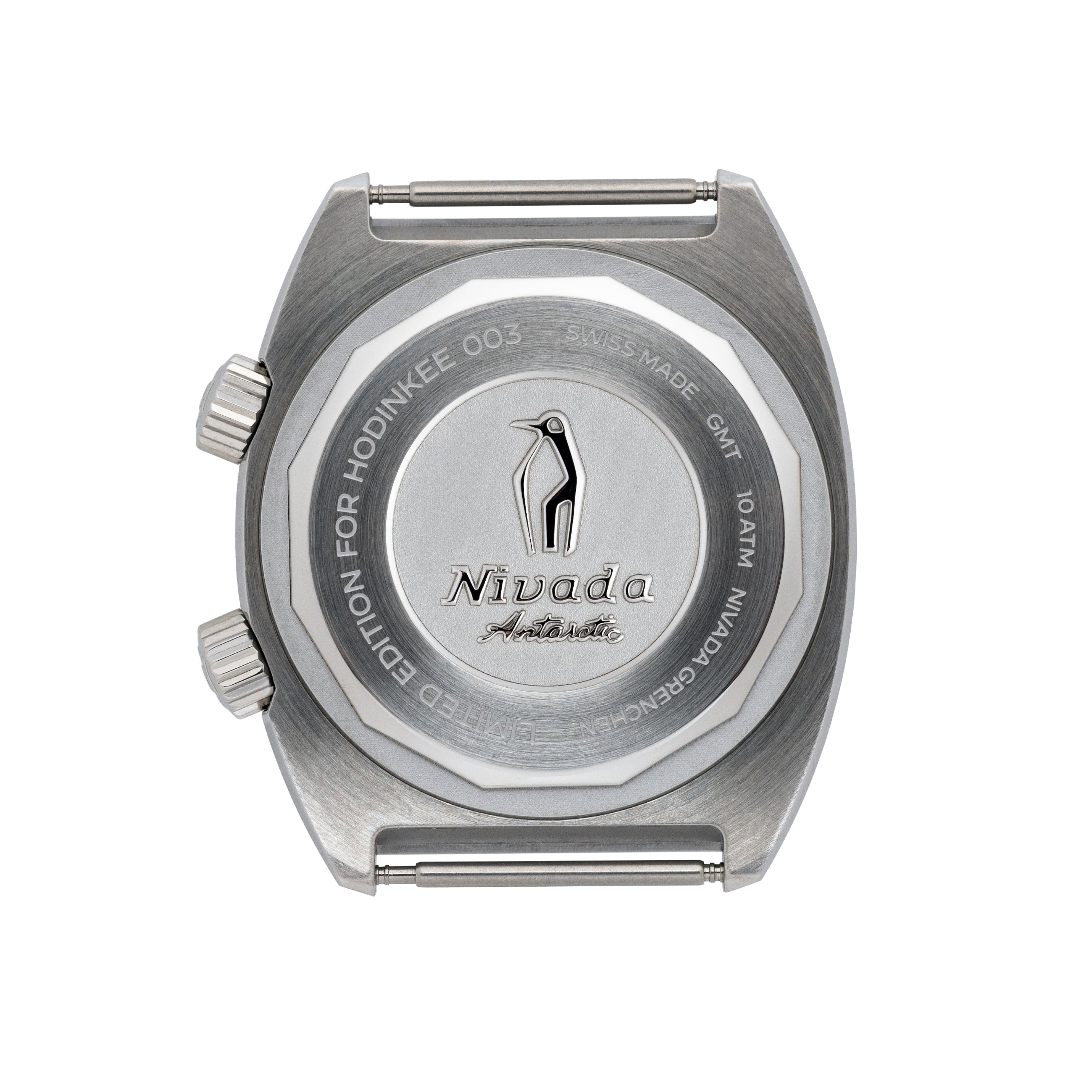 Nivada Grenchen Limited edition for Hodinkee back case
