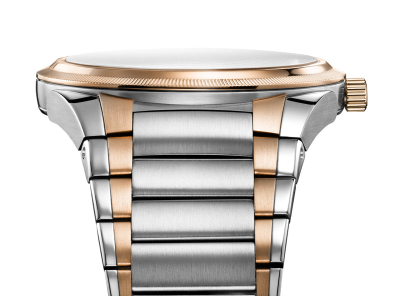 TONDA PF Micro-Rotor | Stainless Steel and Rose Gold 40mm, Mens Watch