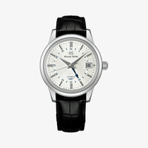 Automatic Mechanical GMT | 40mm, Crocodile Leather Strap, White Dial
