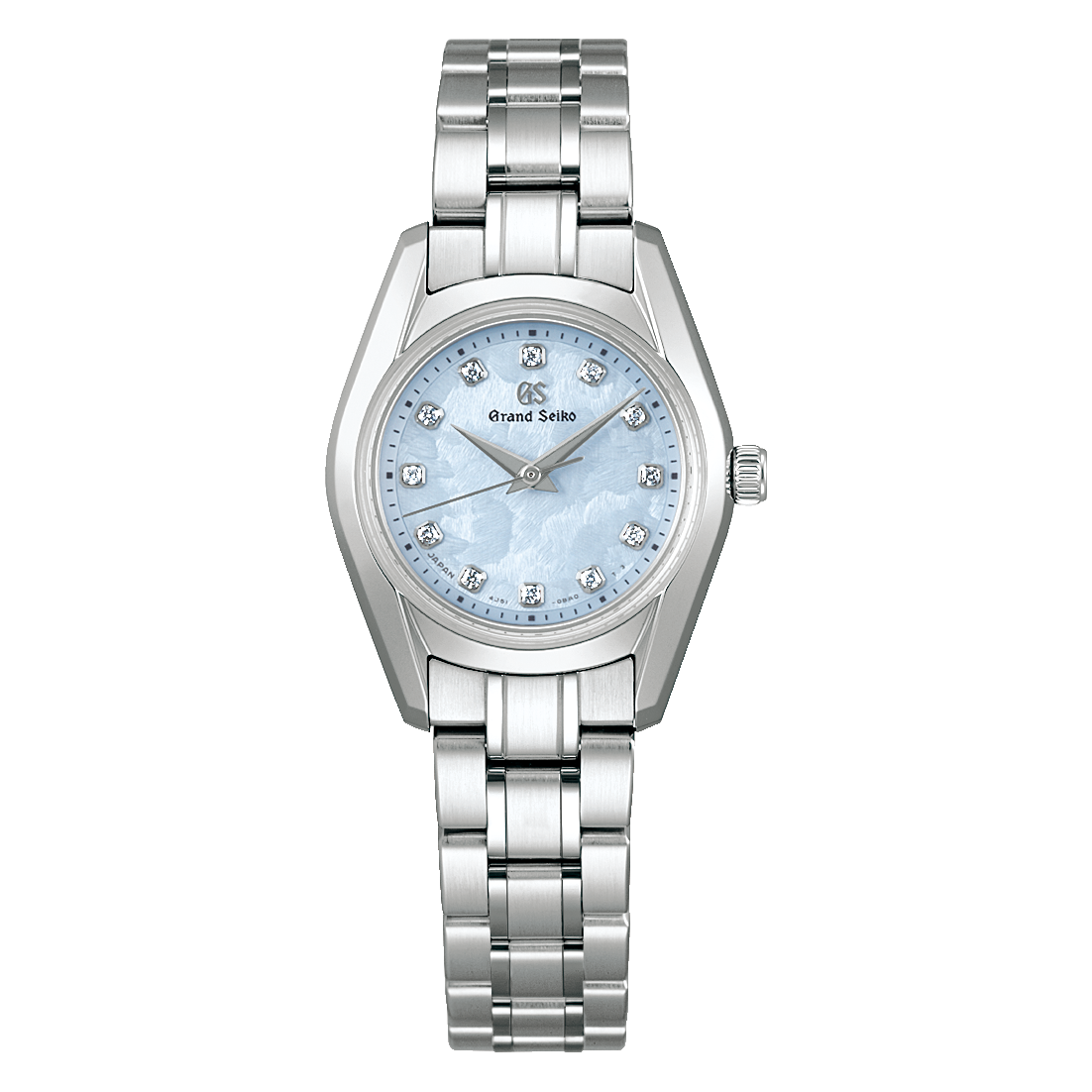 Grand Seiko Ladies Heritage 26mm Steel Diamond Blue Dial