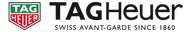 TAG Heuer logo with Swiss Avant-Garde Since 1860 written below in black text.
