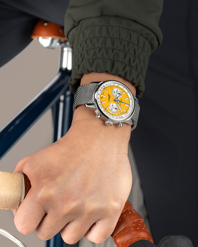 Top Time B01 Eddy Merckx | 41mm, Stainless Steel Strap, Men's Watch