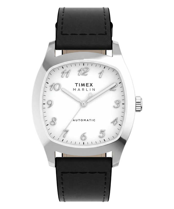 Marlin® Chatham Automatic 36mm Leather Strap Watch