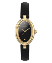 Cavatina Luxe | 22mm, Steel, Leather, Black Dial