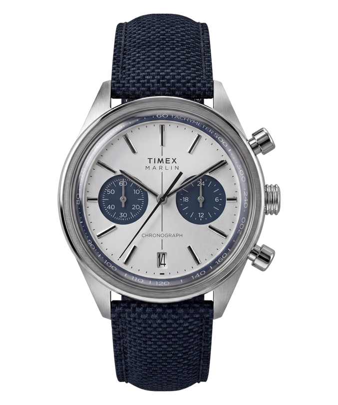 Marlin® Jet Chronograph 40mm Fabric Strap Watch