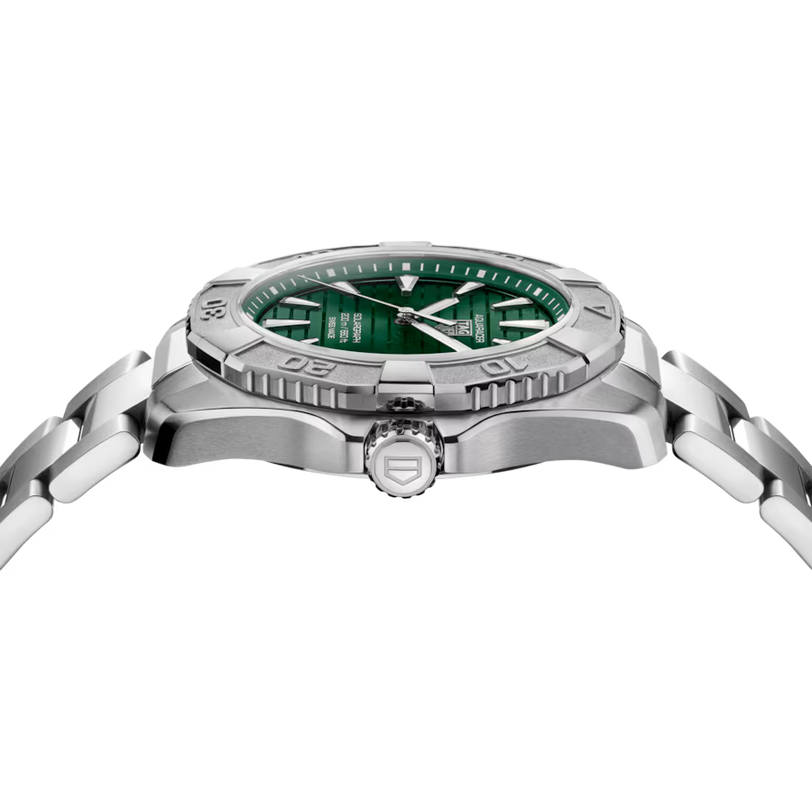 Aquaracer Professional 200 Solargraph | 40mm, Titanium, Green Dial, Men's Watch