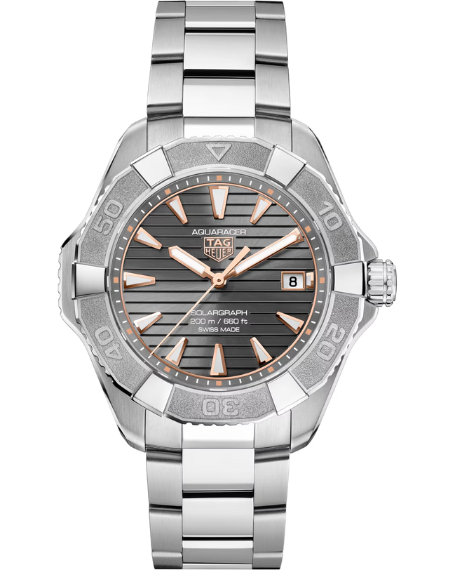 Aquaracer Professional 200 Solargraph | 40mm, Titanium, Grey Dial, Men's Watch