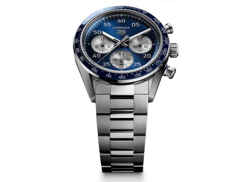 Carrera Chronograph Sport Blue | 42mm, Stainless Steel, Men's Watch