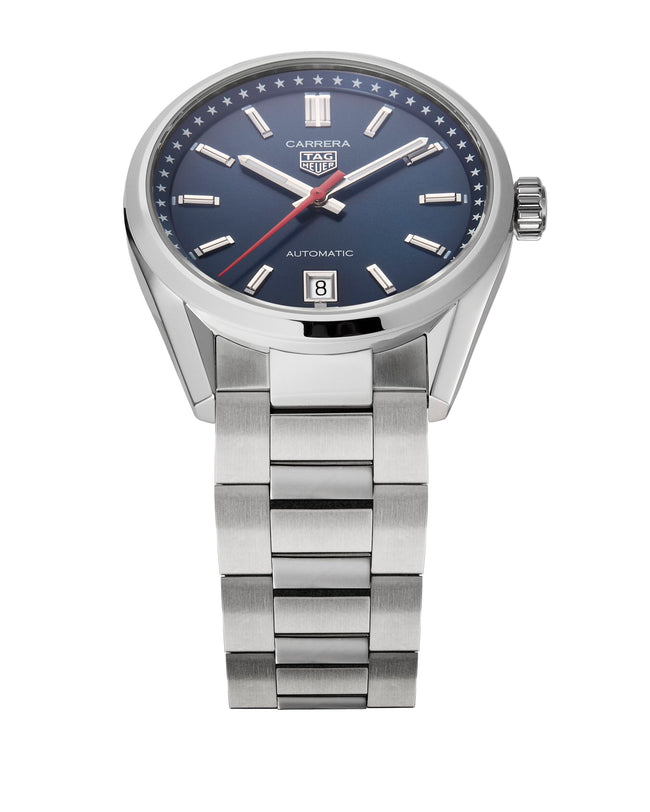 Carrera Chronograph 250 US Anniversary Limited Edition | 36mm, Stainless Steel, Men's Watch