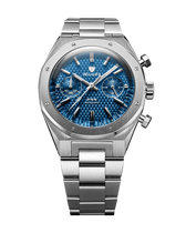 F77 SST Chrono Mechaquartz Blue MK2 | 38mm, Stainless Steel