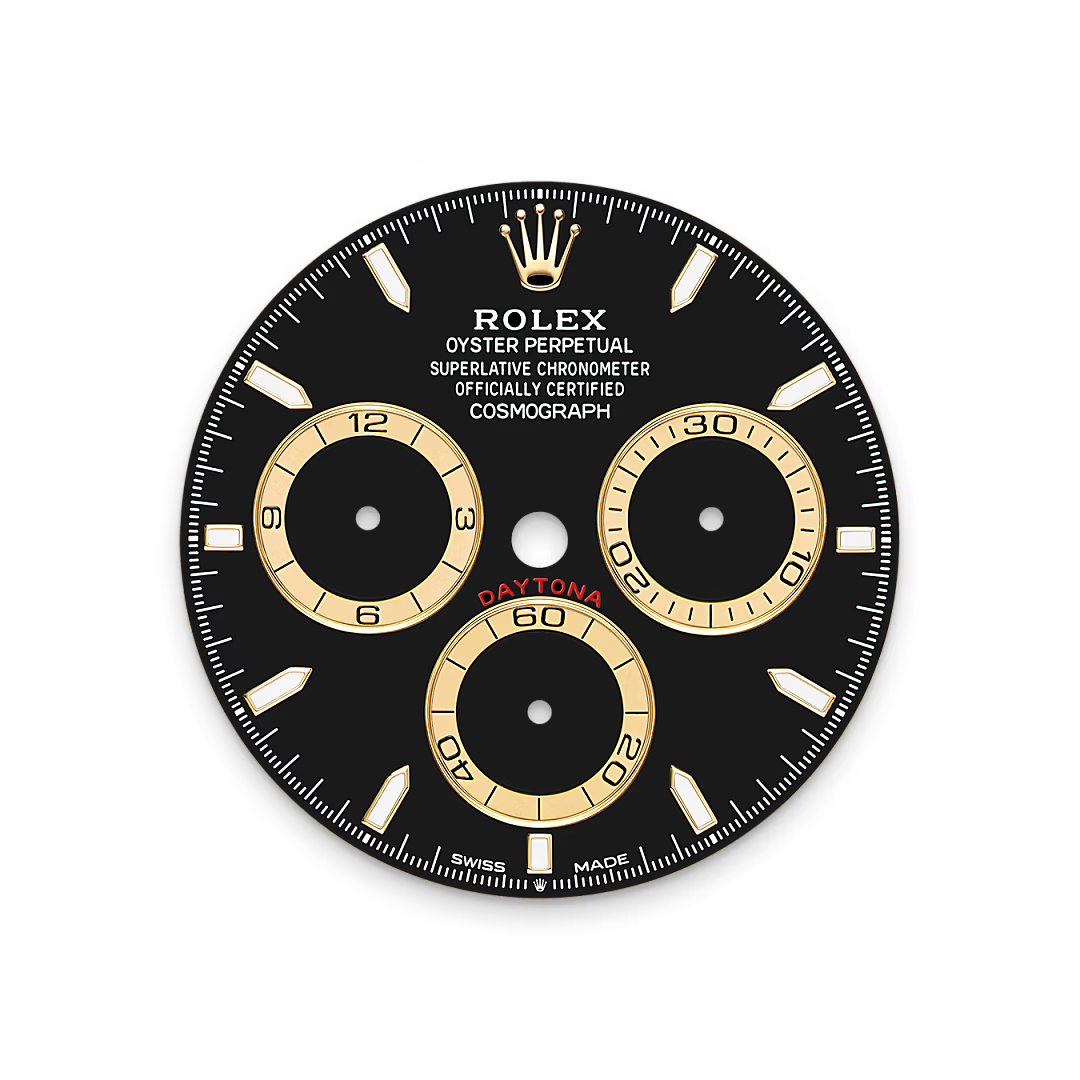 Black dial