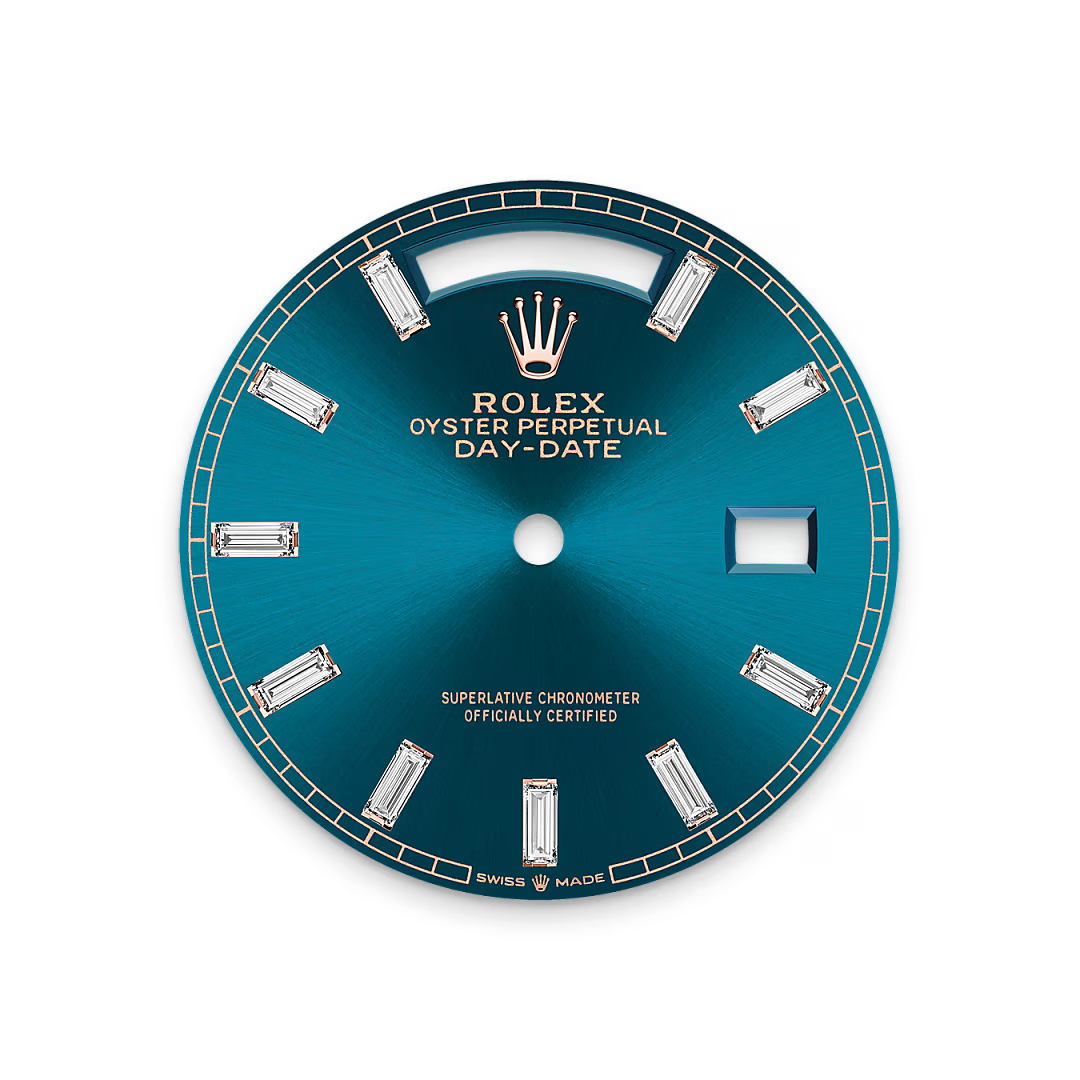 Blue-green dial