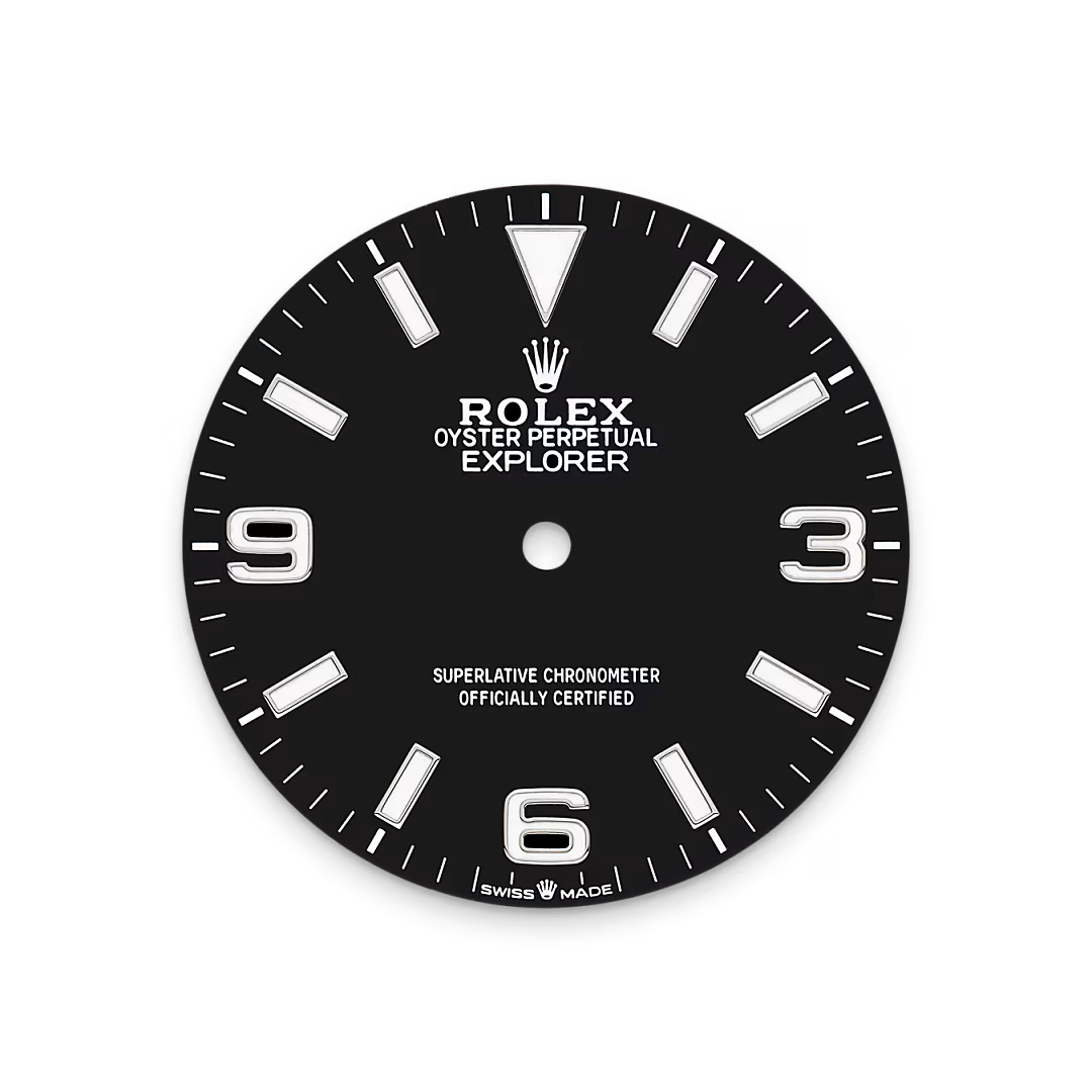 Black dial