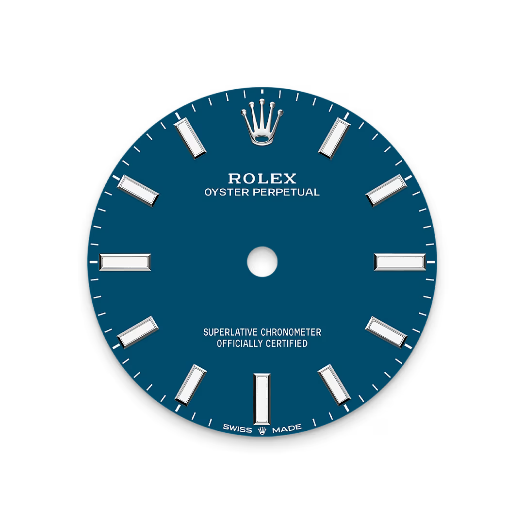 Blue dial
