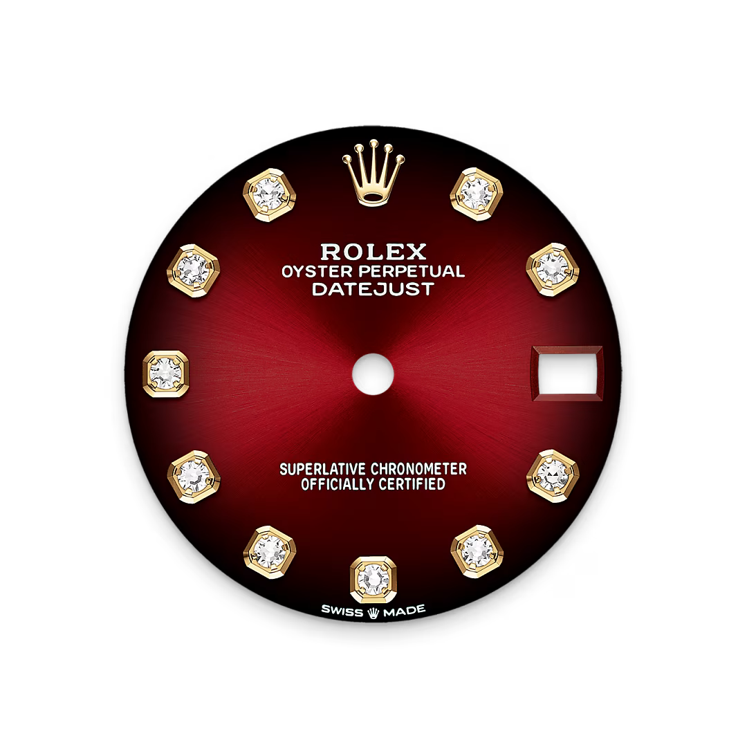 Red ombré dial