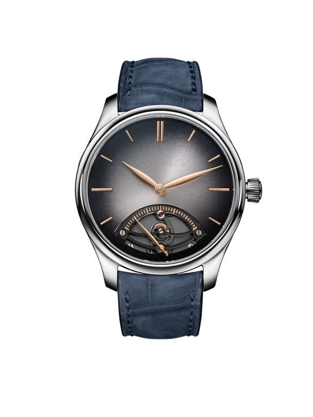 Endeavor Retrograde Seconds Blackor Fumé | 40mm, Stainless Steel