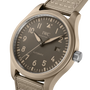 IWC Pilot's Watch TOP GUN Mojave Desert watch with brown strap and dial