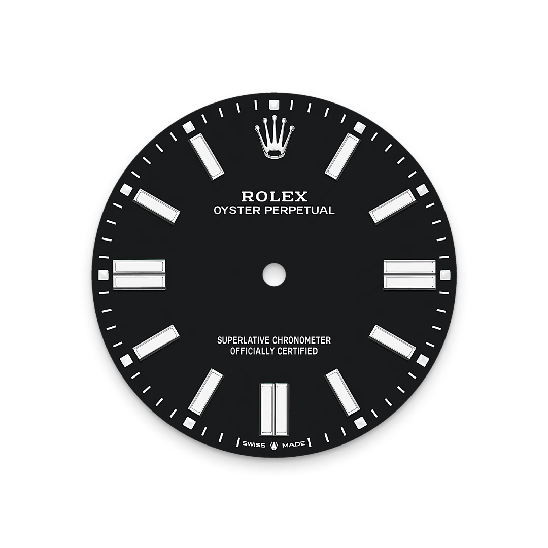 Black dial