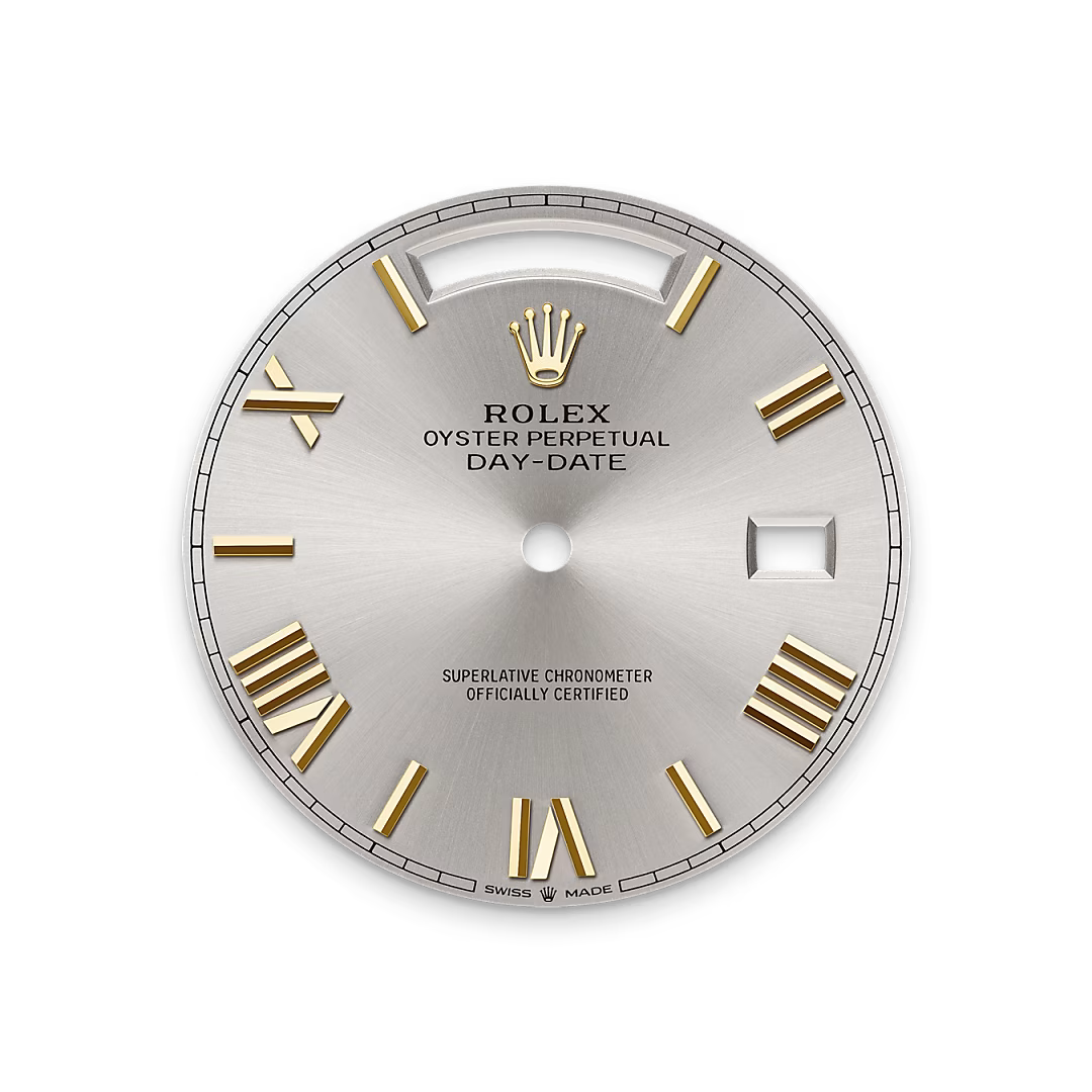 Silver dial